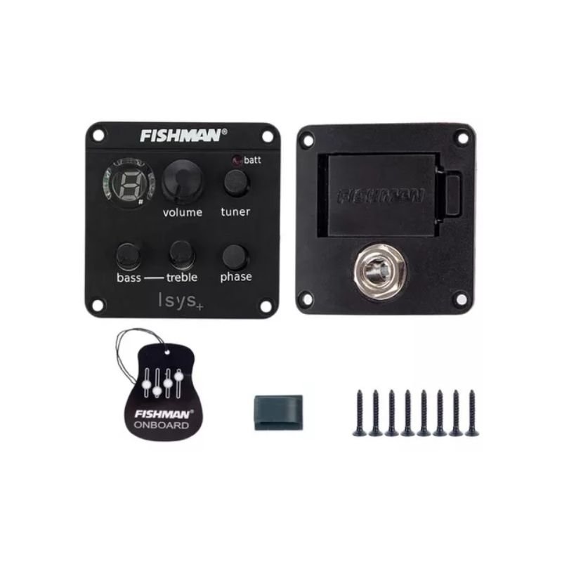CAPTADOR FISHMAN ISYS + COM EQ E AFINADOR (NOVO)