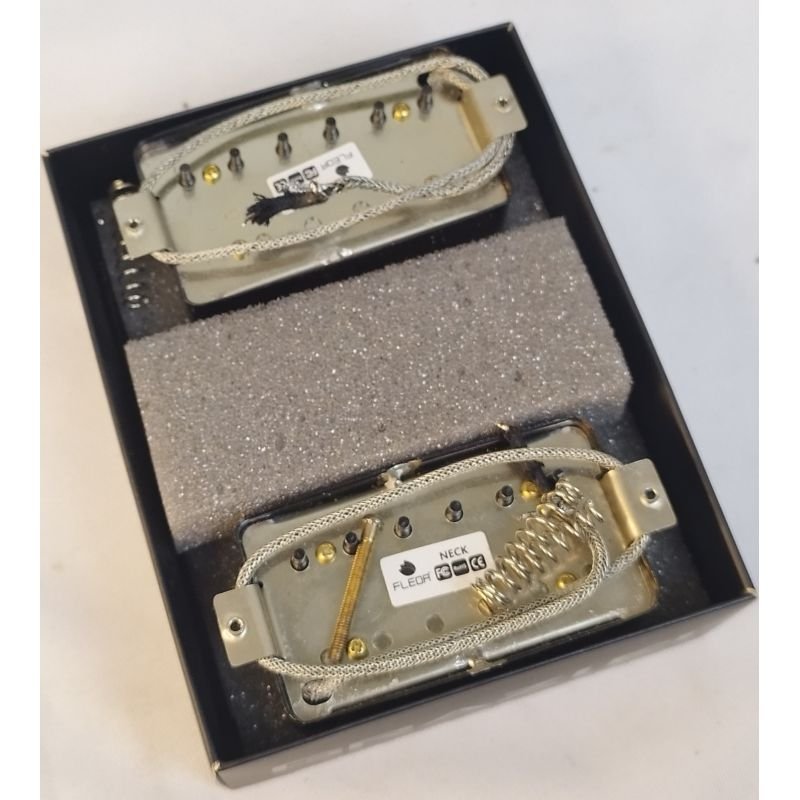 CAPTADORES DE GUITARRA FLEOR HUMBUCKER ALNICO V (PAR)