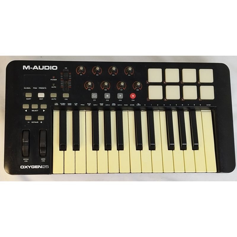 CONTROLADORA DE AUDIO M-AUDIO OXYGEN 25