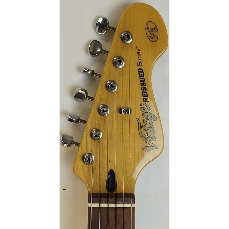GUITARRA VINTAGE V2 CAPTADORES S. ROSAR E PONTE FENDER