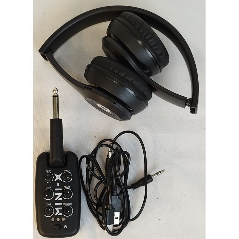 MINI AMPLIFICADOR DE GUITARRA PORTÁTIL M-VAVE MINI-X (HEADPHONE AMP COM FONE)
