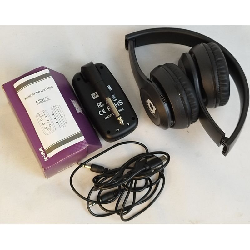 MINI AMPLIFICADOR DE GUITARRA PORTÁTIL M-VAVE MINI-X (HEADPHONE AMP COM FONE)