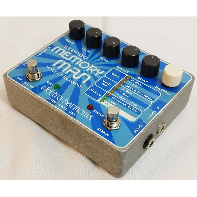 PEDAL EHX STEREO MEMORY MAN WITH HAZARAI
