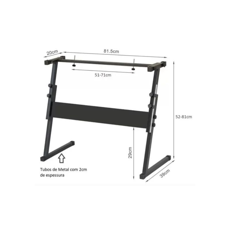 SUPORTE TECLADO EM Z SMART SM-002 (NOVO)