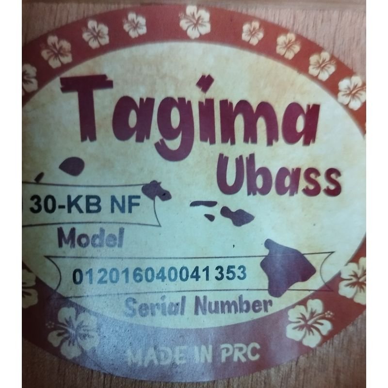 UKULELE BASS TAGIMA 30-KB