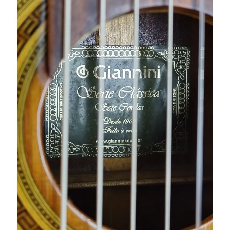 VIOLÃO 7 CORDAS GIANNINI GWNC1/7
