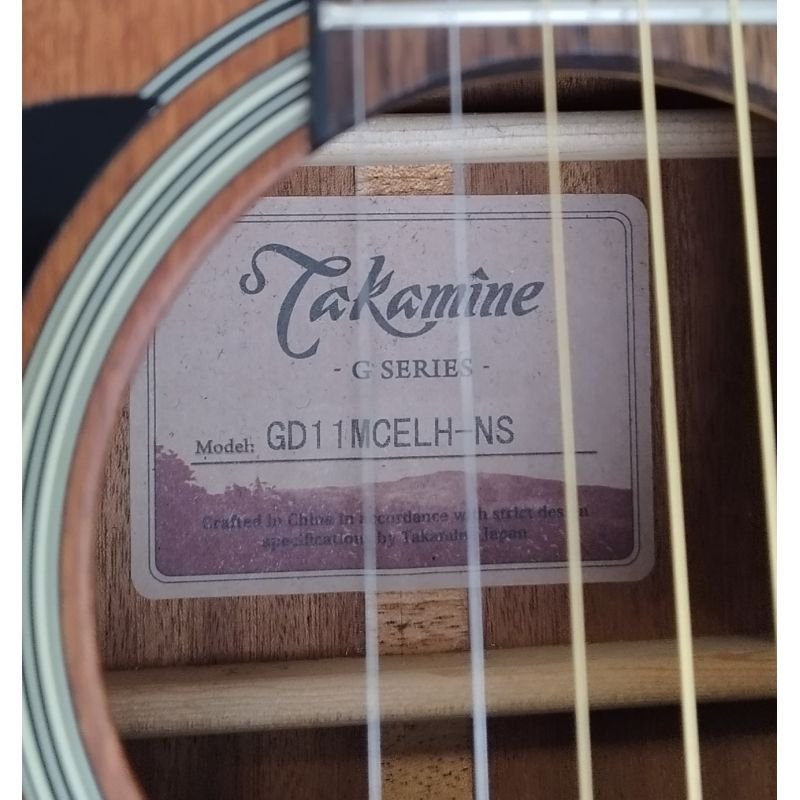 VIOLÃO CANHOTO TAKAMINE GD11