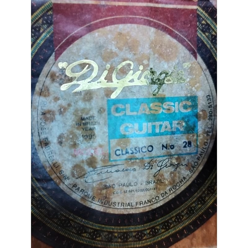 VIOLÃO DI GIORGIO CLÁSSICO Nº 28 1995
