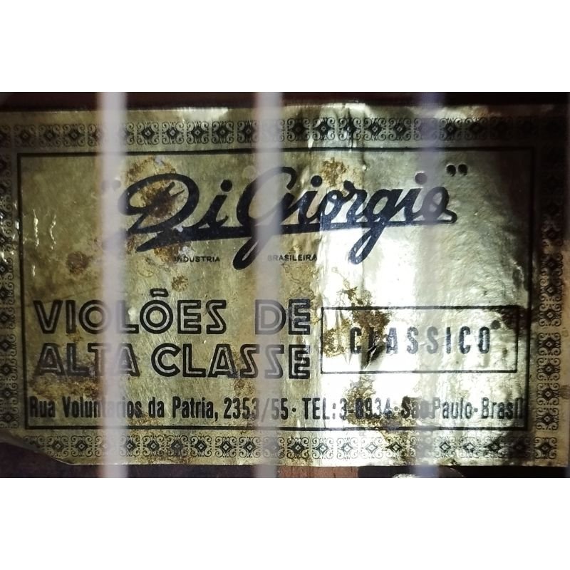 VIOLÃO DI GIORGIO CLÁSSICO SÉRIE OURO 1967
