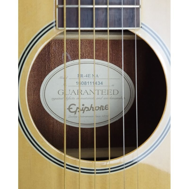 VIOLÃO EPIPHONE PR4 E (COM BAG, CORREIA E AFINADOR ORIGINAL)