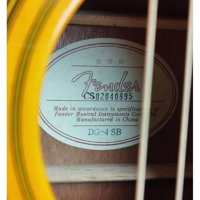 VIOLÃO FENDER DG4