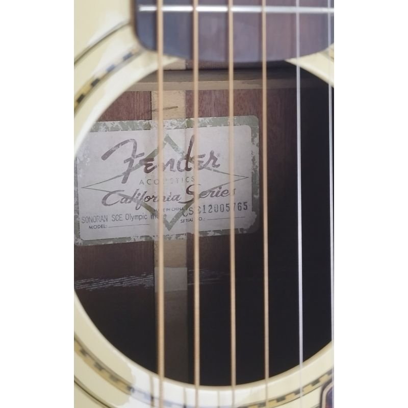 VIOLÃO FENDER SONORAN CALIFORNIA